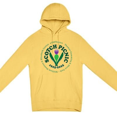 Scotch Picnic Clear Backgound Premium Pullover Hoodie