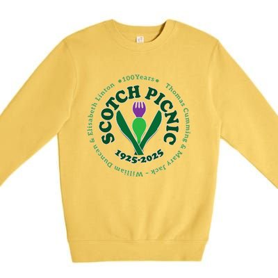 Scotch Picnic Clear Backgound Premium Crewneck Sweatshirt