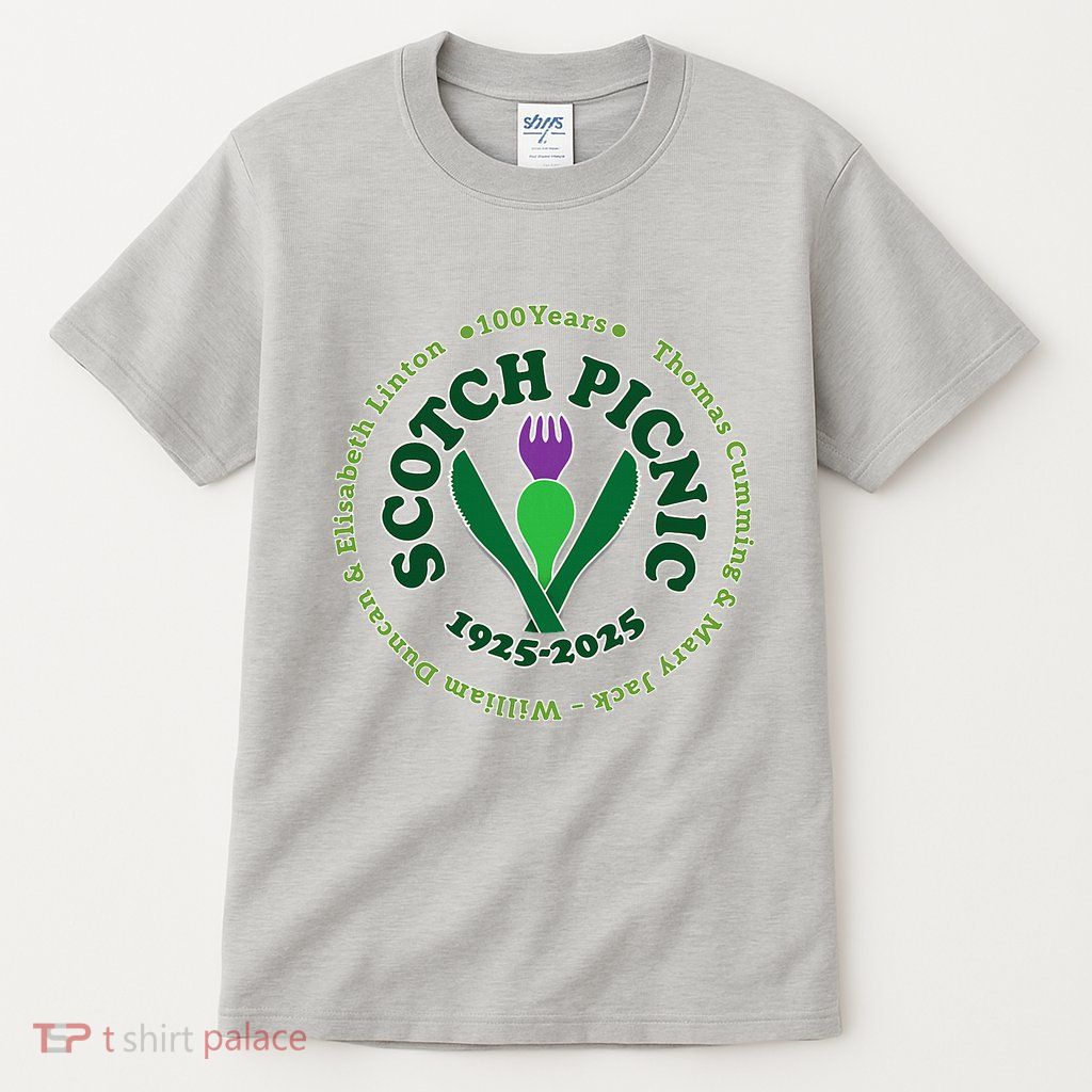 Scotch Picnic Clear Backgound Tall T-Shirt