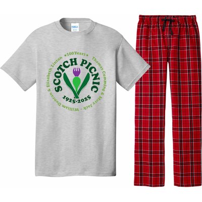 Scotch Picnic Clear Backgound Pajama Set