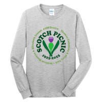 Scotch Picnic Clear Backgound Tall Long Sleeve T-Shirt