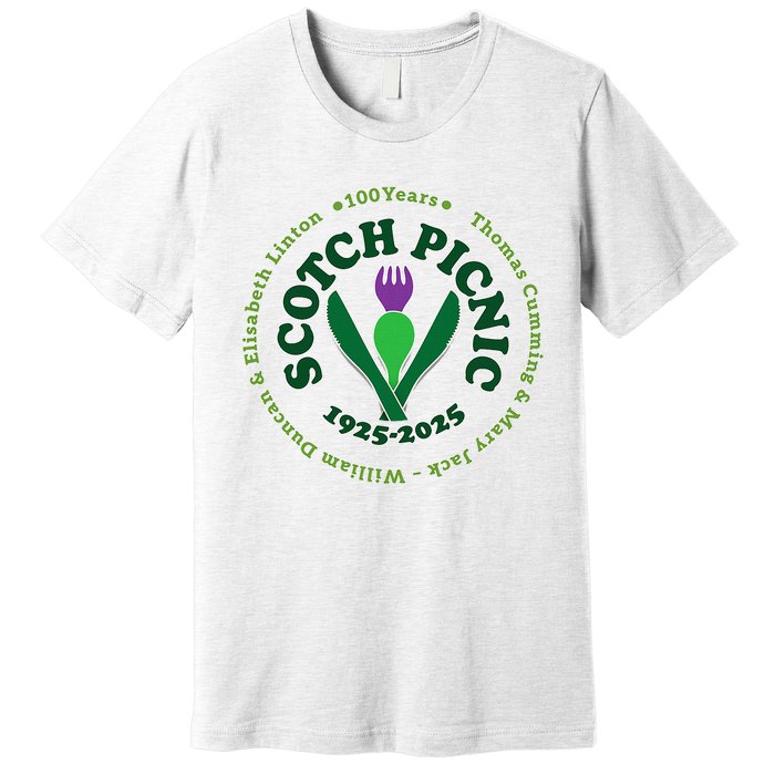 Scotch Picnic Clear Backgound Premium T-Shirt