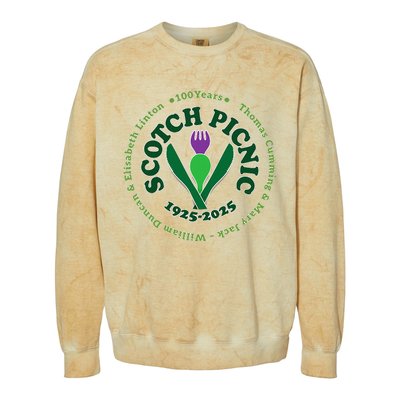 Scotch Picnic Clear Backgound Colorblast Crewneck Sweatshirt