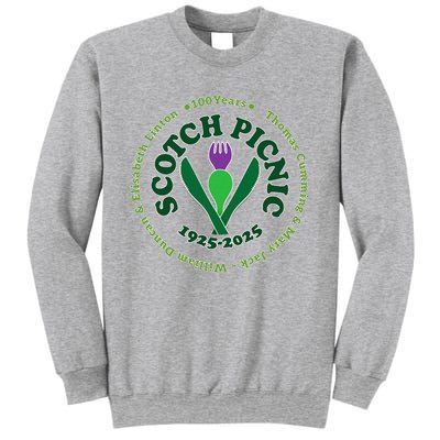 Scotch Picnic Clear Backgound Sweatshirt