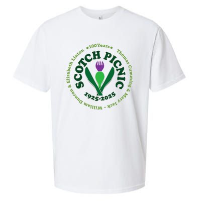 Scotch Picnic Clear Backgound Sueded Cloud Jersey T-Shirt