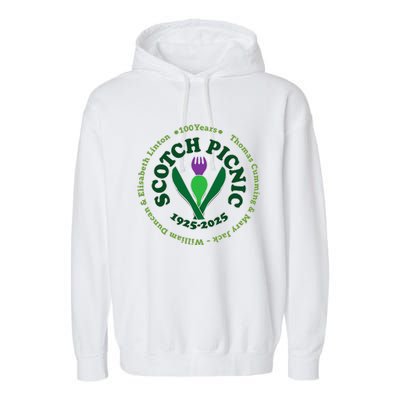 Scotch Picnic Clear Backgound Garment-Dyed Fleece Hoodie