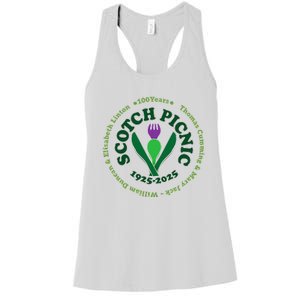 Scotch Picnic Clear Backgound Women's Racerback Tank