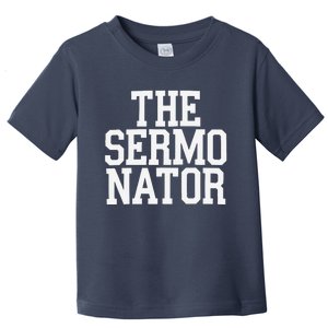 Sermonator Preacher Church Ministry Christian Pastor Gift Toddler T-Shirt