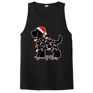 Santa Puppy Christmas Lights PosiCharge Competitor Tank