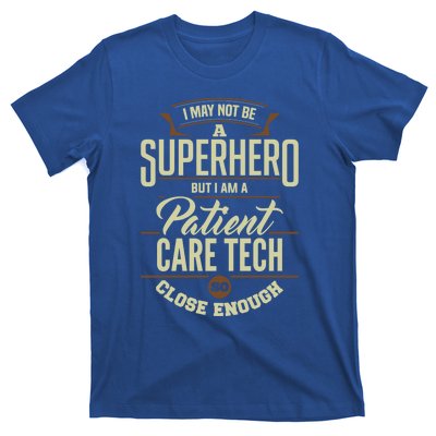 Superhero Patient Care Tech Pct Medical Technician Gift T-Shirt