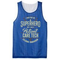 Superhero Patient Care Tech Pct Medical Technician Gift Mesh Reversible Basketball Jersey Tank