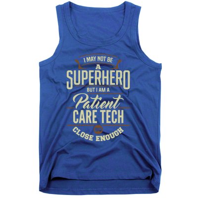 Superhero Patient Care Tech Pct Medical Technician Gift Tank Top