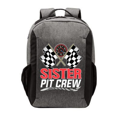 Sister Pit Crew Race Car Birthday Party Racing Family Vector Backpack