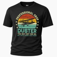 Sarcastic Professional Crop Duster Funny Adult Cooling Performance Crew T-Shirt