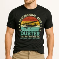 Sarcastic Professional Crop Duster Funny Adult Cooling Performance Crew T-Shirt