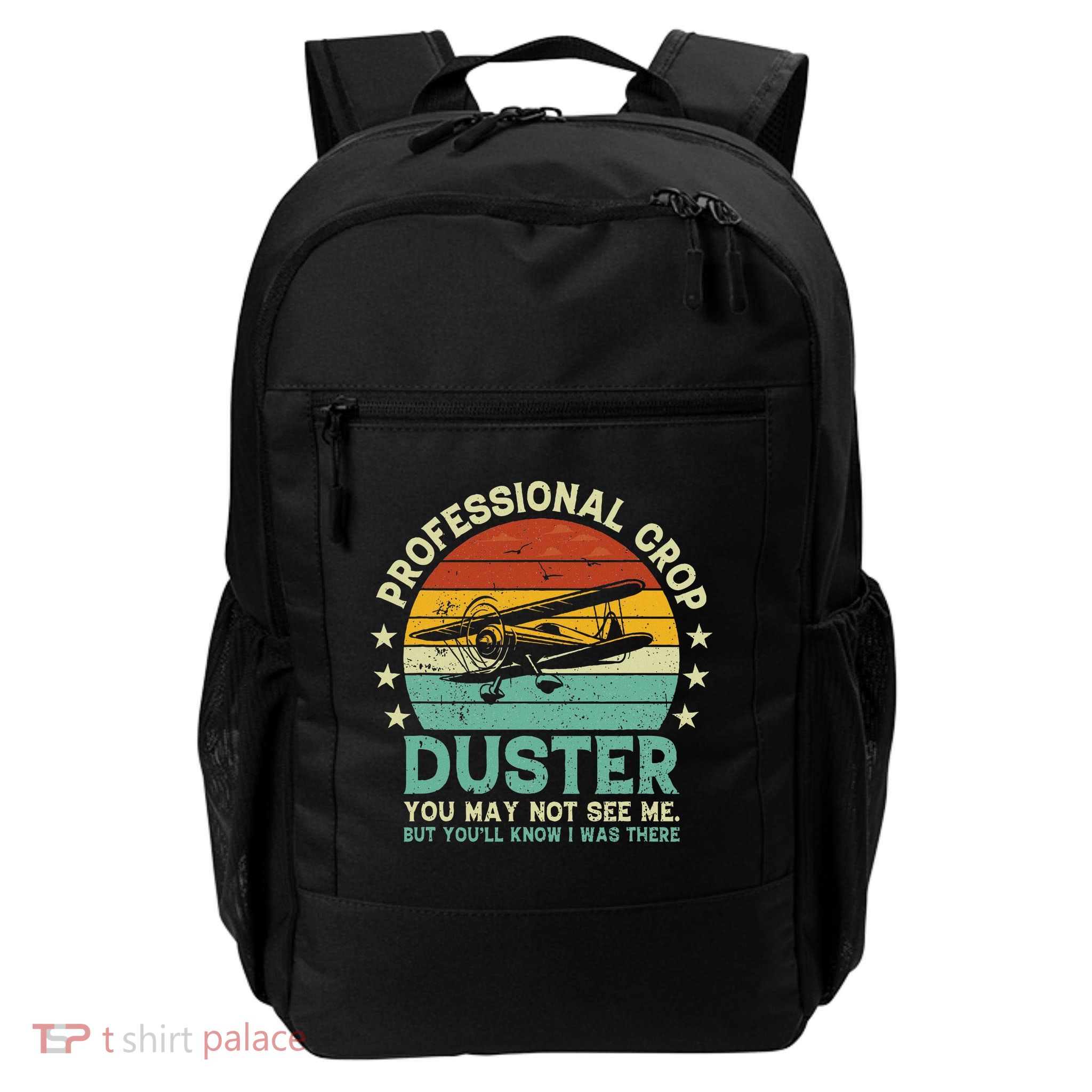 Sarcastic Professional Crop Duster Funny Adult Daily Commute Backpack