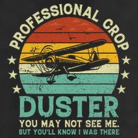 Sarcastic Professional Crop Duster Funny Adult Adult Drive Performance Visor