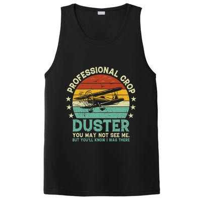 Sarcastic Professional Crop Duster Funny Adult PosiCharge Competitor Tank