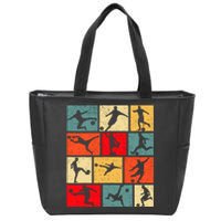 Soccer Player Cool Zip Tote Bag