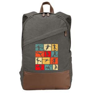 Soccer Player Cool Cotton Canvas Backpack