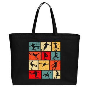 Soccer Player Cool Cotton Canvas Jumbo Tote