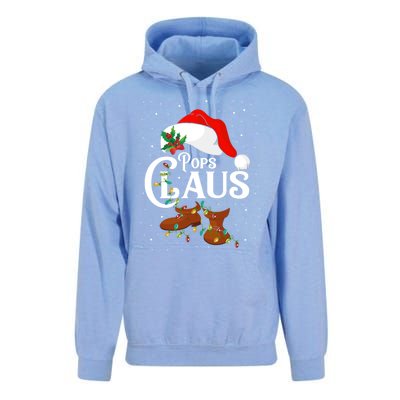 Santa Pops Claus Christmas Lights Family Funny Gift Unisex Surf Hoodie