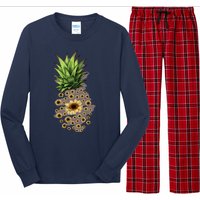 Sunflower Pineapple Cute Long Sleeve Pajama Set