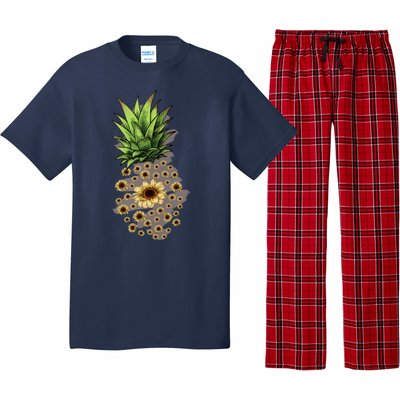 Sunflower Pineapple Cute Pajama Set