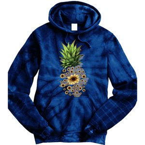 Sunflower Pineapple Cute Tie Dye Hoodie