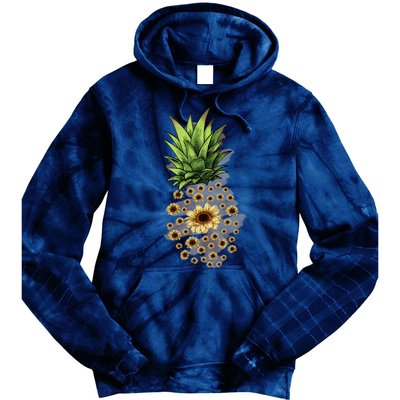 Sunflower Pineapple Cute Tie Dye Hoodie