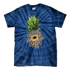 Sunflower Pineapple Cute Tie-Dye T-Shirt