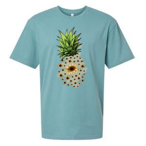 Sunflower Pineapple Cute Sueded Cloud Jersey T-Shirt