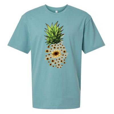 Sunflower Pineapple Cute Sueded Cloud Jersey T-Shirt