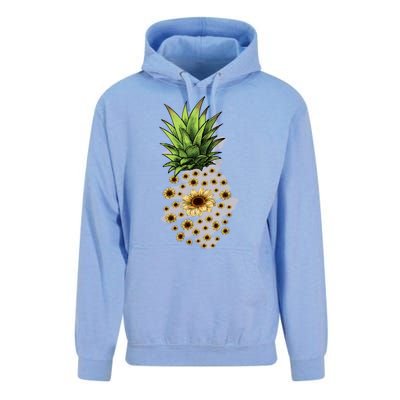 Sunflower Pineapple Cute Unisex Surf Hoodie