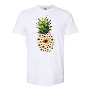 Sunflower Pineapple Cute Softstyle CVC T-Shirt