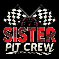 Sister Pit Crew Race Car Lover Racing Family Matching Funny Bucket Hat