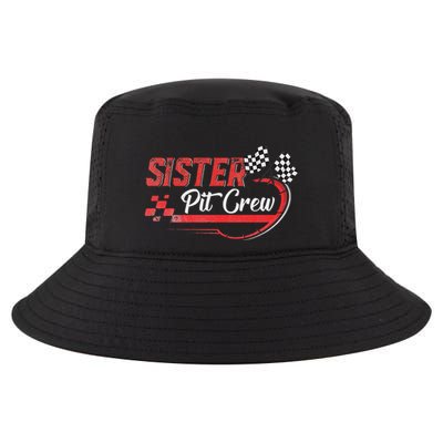 Sister Pit Crew Race Car Birthday Party Racing Family Cool Comfort Performance Bucket Hat