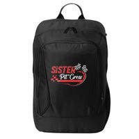 Sister Pit Crew Race Car Birthday Party Racing Family City Backpack