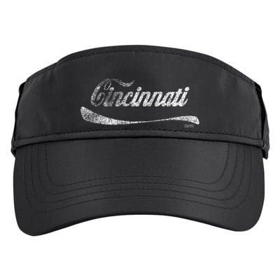 Soda Pop Cincinnati Cola Adult Drive Performance Visor