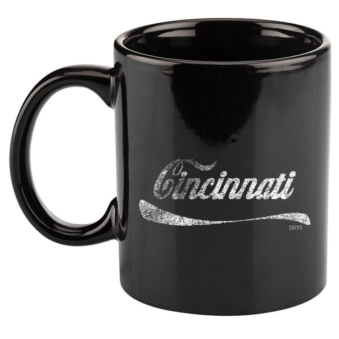 Soda Pop Cincinnati Cola 11oz C Handle Ceramic Mug