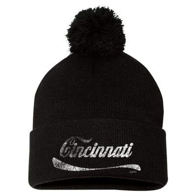 Soda Pop Cincinnati Cola Pom Pom 12in Knit Beanie