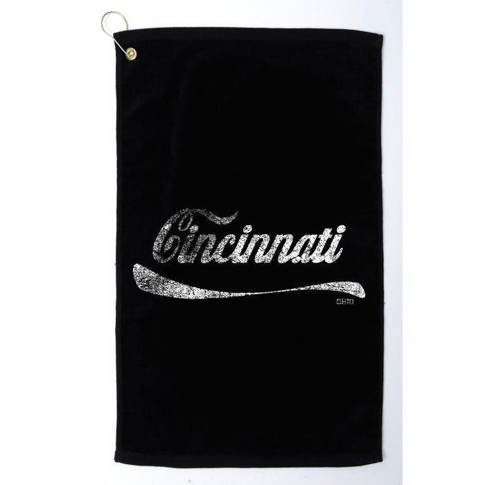 Soda Pop Cincinnati Cola Golf Towel