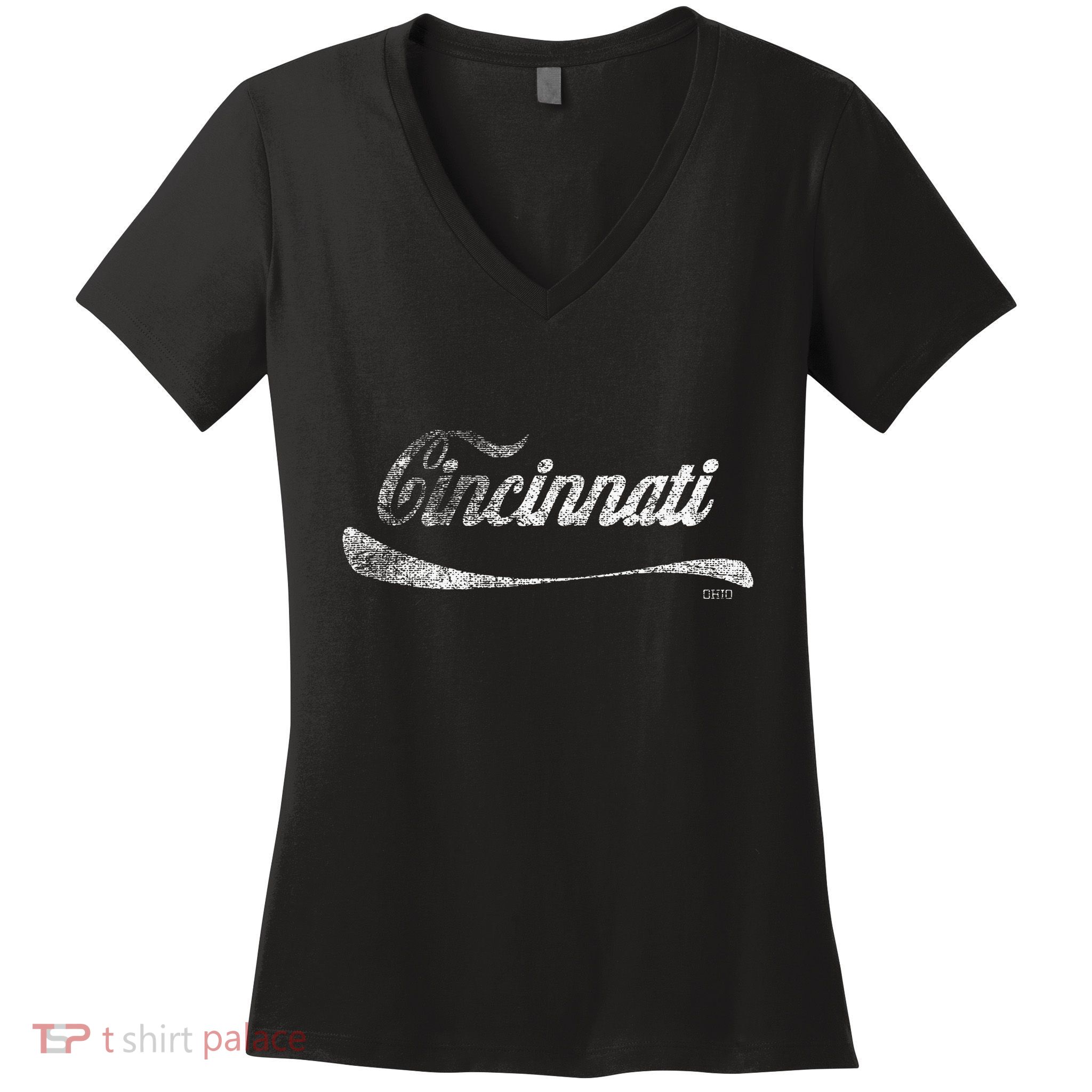 Soda Pop Cincinnati Cola Women's V-Neck T-Shirt