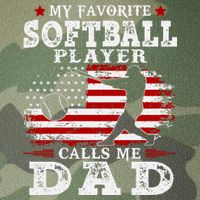 Softball Player Calls Me Dad Legacy Tie Dye Trucker Hat