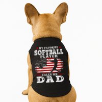 Softball Player Calls Me Dad Doggie Tank