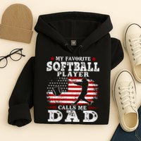 Softball Player Calls Me Dad Hoodie