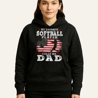 Softball Player Calls Me Dad Hoodie
