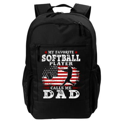 Softball Player Calls Me Dad Backpack