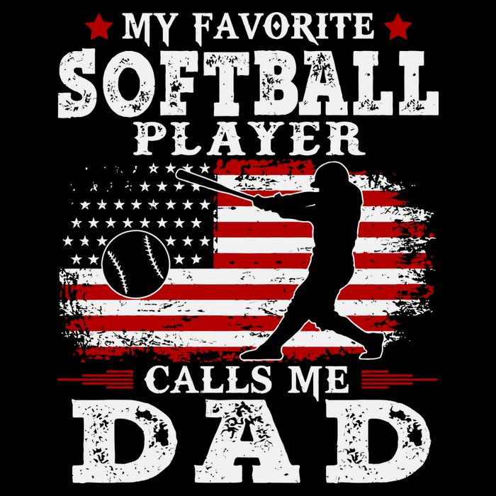 Softball Player Calls Me Dad 16 in Basic Backpack