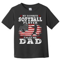 Softball Player Calls Me Dad Toddler T-Shirt
